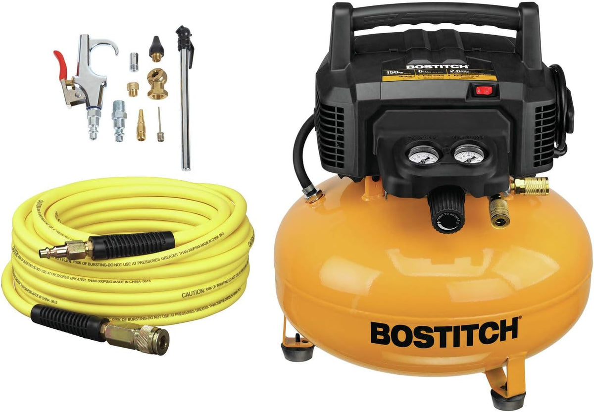 Air Compressor Combo Kit. 3-Tool (BTFP3KIT) 21.1 x 19.5 x 18 inches . Yellow