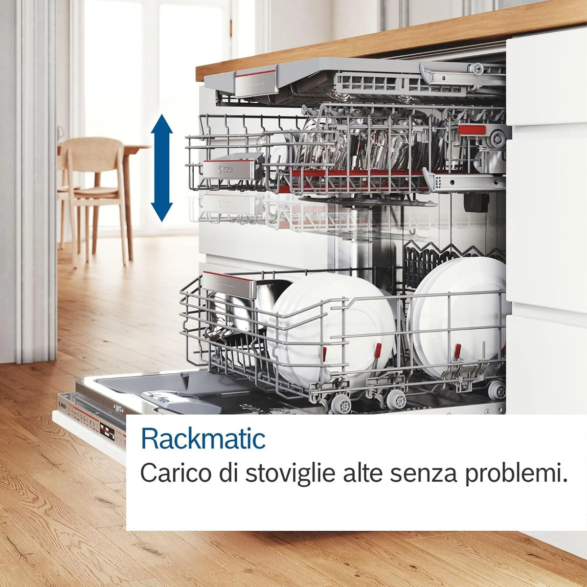 Bosch Serie 4. Vollintegrierter Geschirrspüler. 60 cm. SMV4ECX21E