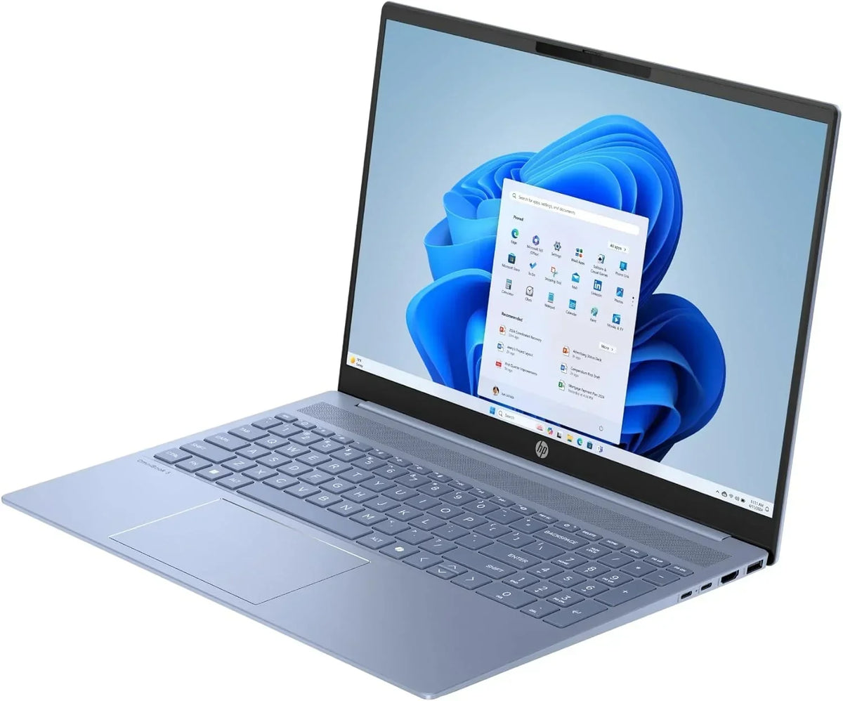 HP OmniBook 5 16′′ OLED. Ordenador portátil (Procesador AMD Ryzen AI 7 350. 32GB RAM. 1TB SSD. Gráficos AMD Radeon 860M. Windows 11 Home) Azul -