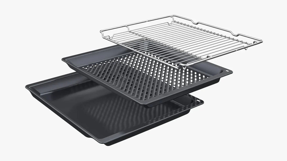 Bosch - Horno multifunción pirolítico. 60 cm. de ancho. Serie 6. Home Connect. 3D Hotair. Autolimpieza. Mandos ocultables. Nergo. HBG578ES7