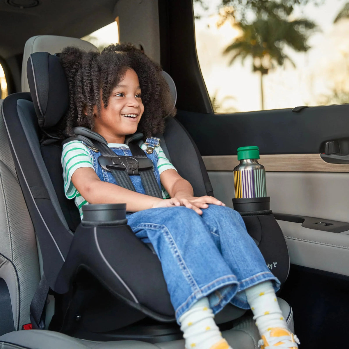 3-in-1 Slim Convertible Car Seat. All-in-One Infant Toddler Booster Seat. Rear & Forward Facing Child Safety Seat