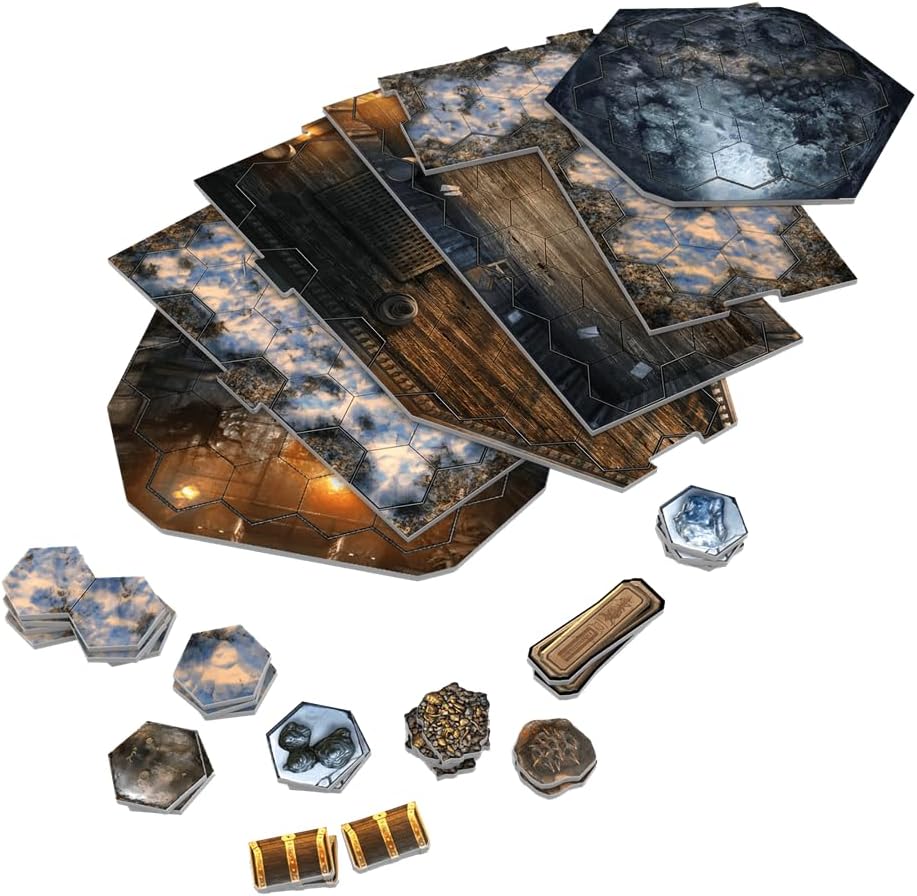 Cephalofair Games Frosthaven. Juego de Mesa cooperativo. de campaña ambientado en un Universo Helado. Desde 14 años. 1-4 Jugadores. 30 Minutos de