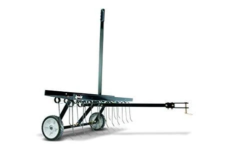 45-0543 100 lb. Tow Spiker/Seeder/Spreader. Black & 40-Inch Tine Tow Dethatcher 45-0294.Black
