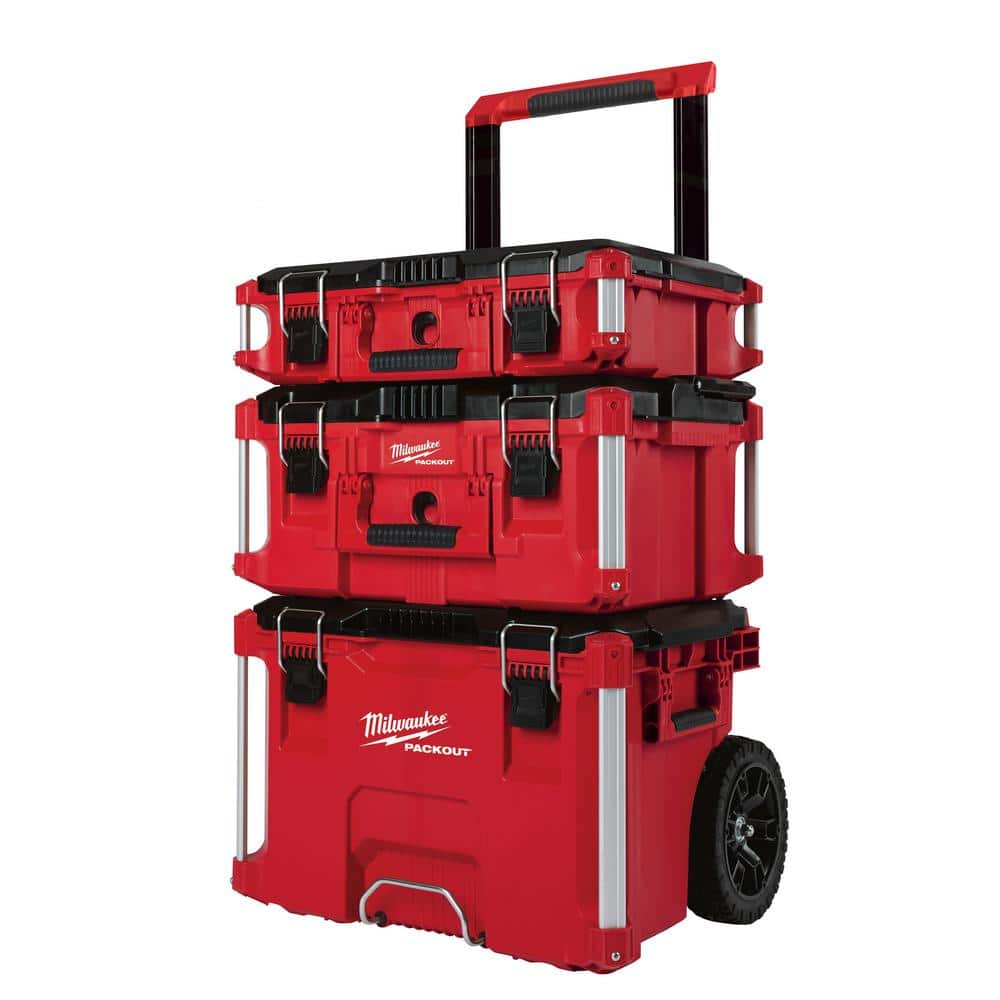 22-Inch Rolling Tool Box Set. Large and Medium Tool Storage Boxes