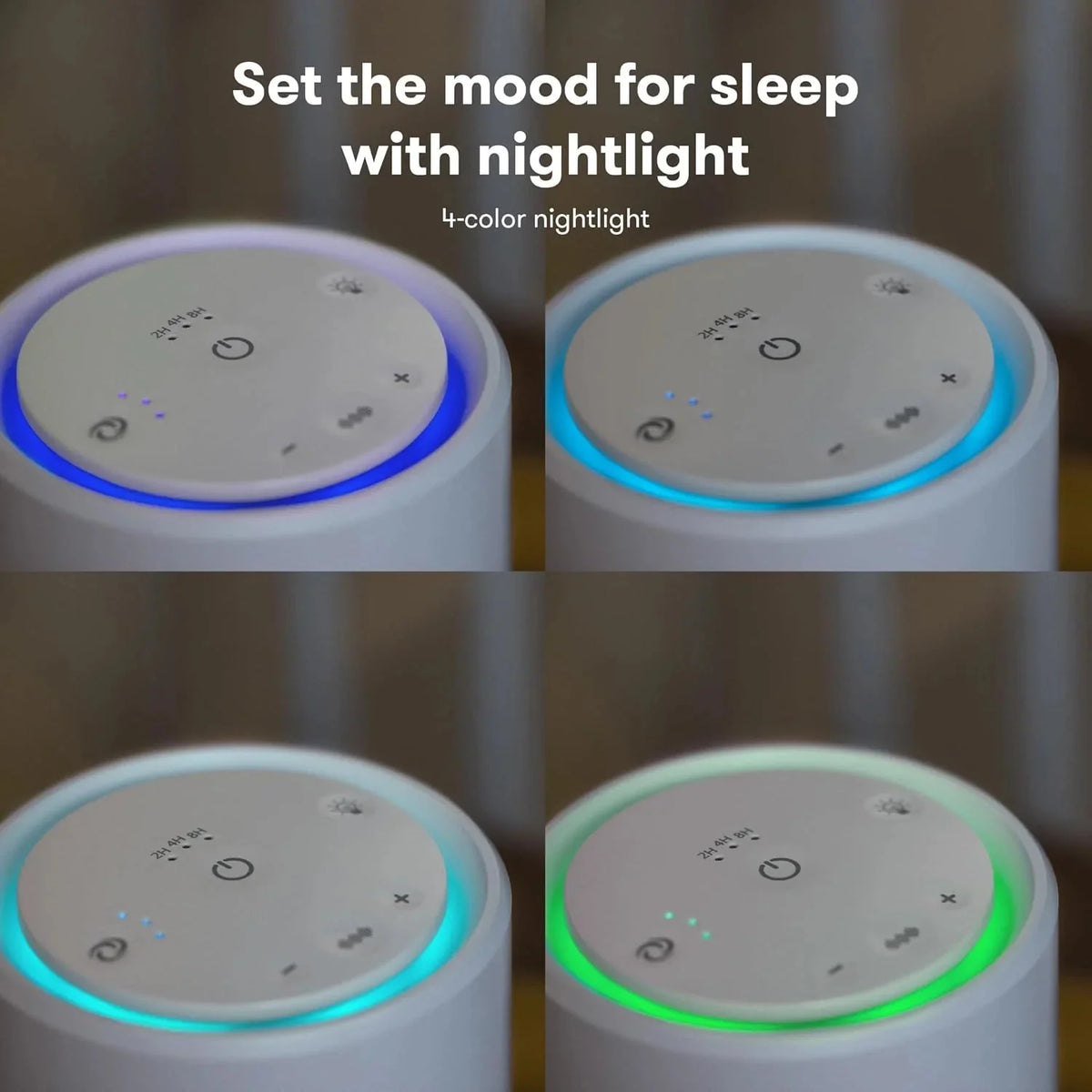 3-in-1 Baby Air Purifier. Compact Nursery Air Cleaner for Baby Room. Bedroom and Home
