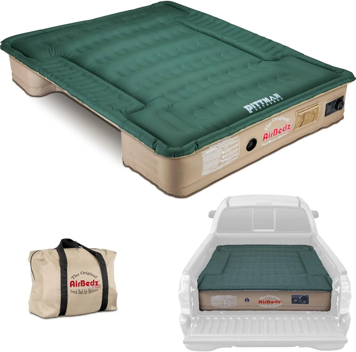 Car air cushion bed. suitable for medium-sized short-bed trucks ranging from 6 feet to 6.5 feet in length. equipped with a portable DC air pump
