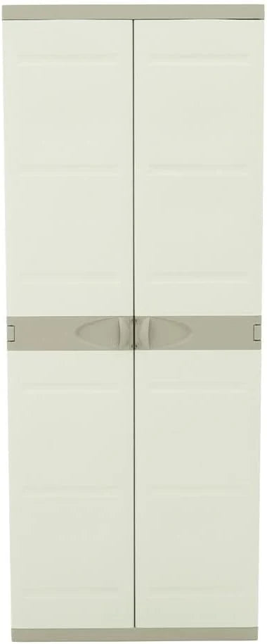 Plastiken Titanium Cabinets. Plastic. Beige. 70x44x176 cm