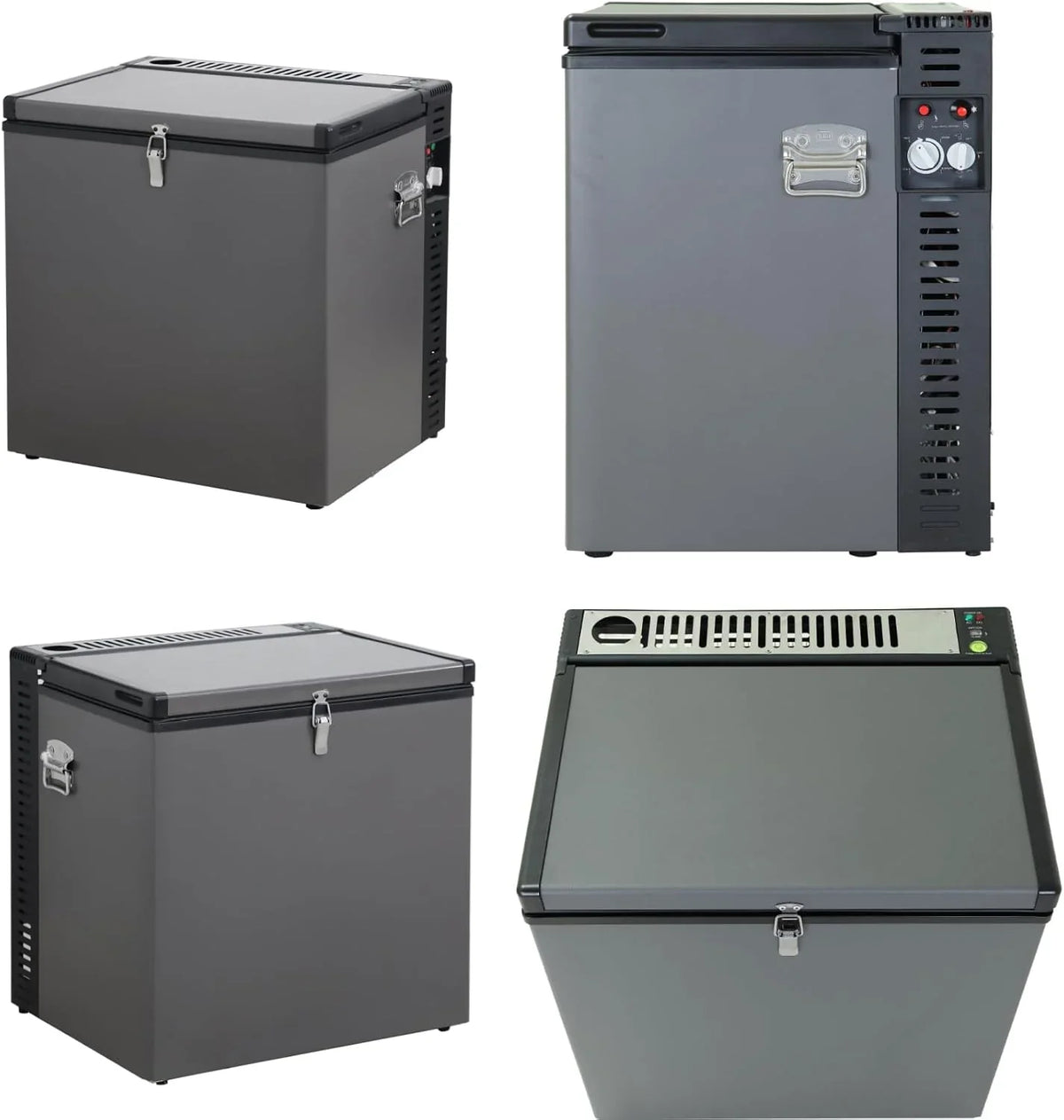 Smad Gas Gefrierfach. 70 l. Dreifach Gemischt. 12 V/230/LPG. Camping. Gas Gefrierschrank. geräuschlos. für Garage. Mobile. Reise. Schwarz