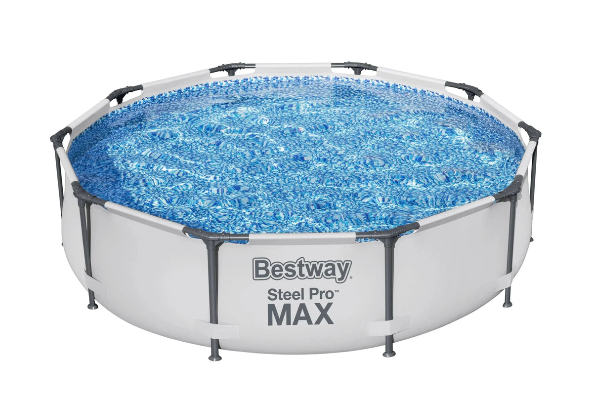 Piscinas portátiles elevadas redondas Bestway 56408 para niños y adultos (3.05 m x 76 cm)