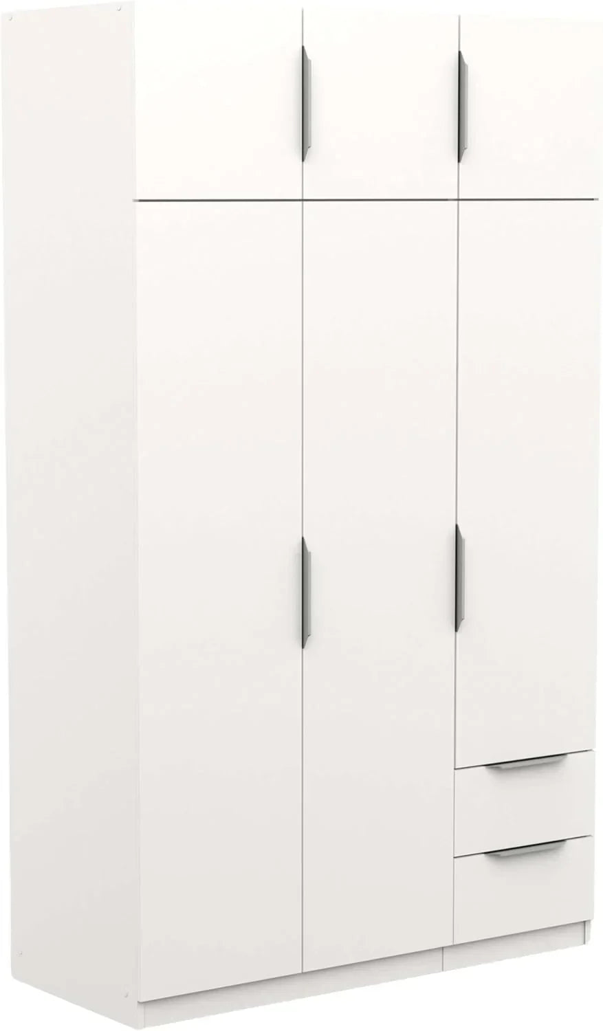 Miroytengo Armario Ghost Grande 6 Puertas y 2 Cajones Color Blanco Mate 203x119 cm