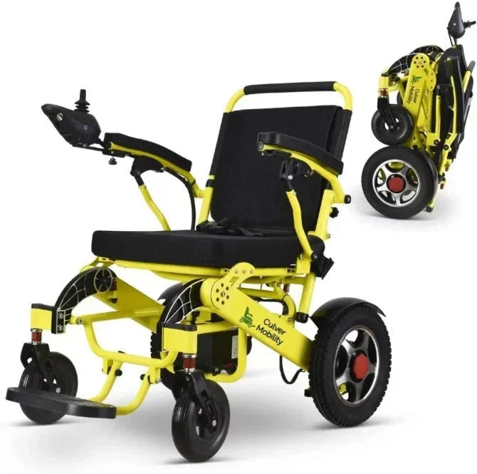 2025 Silla de ruedas eléctrica Culver Mobility. Scooter eléctrico motorizado. plegable y ligera. aprobada por la FDA. para viajes en avión (Regalo de