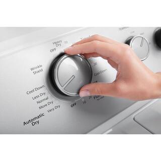 7.0 Cu. Ft. Electric Dryer. White