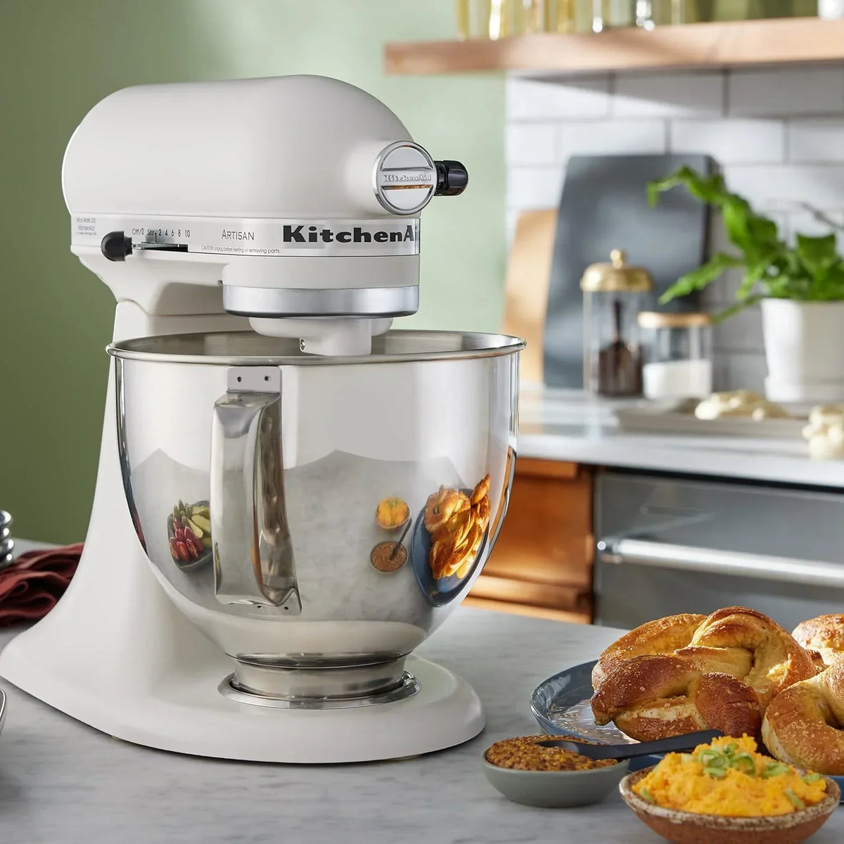 5-Quart Tilt-Head Stand Mixer. Electric Kitchen Mixer with Bowl. Multi-Speed Settings for Baking. Mixing and Food Preparation