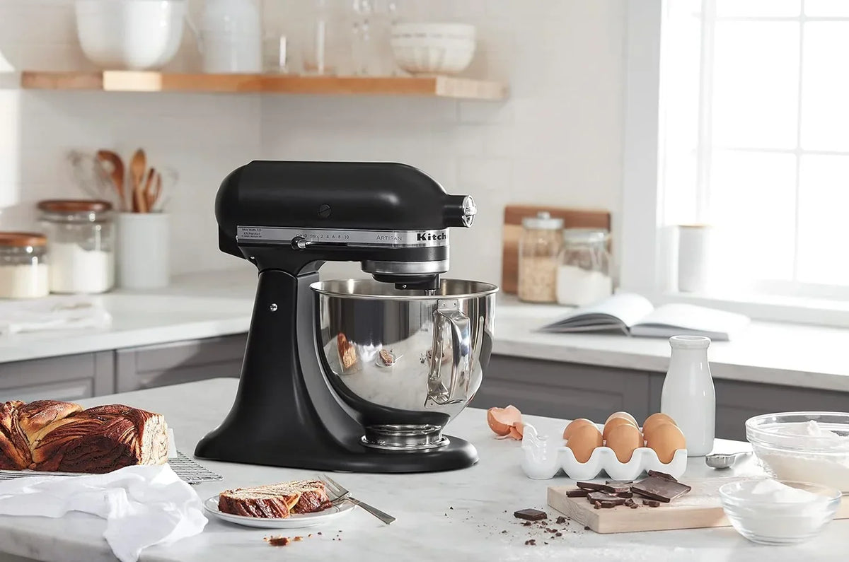 5-Quart Tilt-Head Stand Mixer. Electric Kitchen Mixer with Bowl. Multi-Speed Settings for Baking. Mixing and Food Preparation
