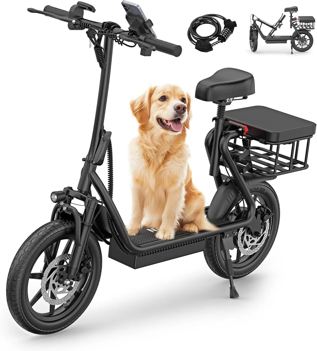 Electric Scooter Adults.Max 19/27/49 Miles Ranges.Top Speed 19/22 mph.350/750W Peak Motor. Folding E-Scooter with Dual Braking Dual Suspension
