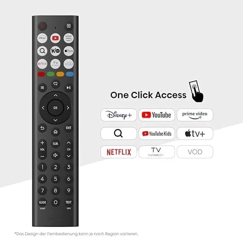 Hisense 40E4QT Fehrnseher. 40 Zoll. DLED. Smart TV. Game Mode. AI Sports Mode. Dolby Audio. Dolby MS12. DTS Virtual X. HDR10. HLG. Full HD. High