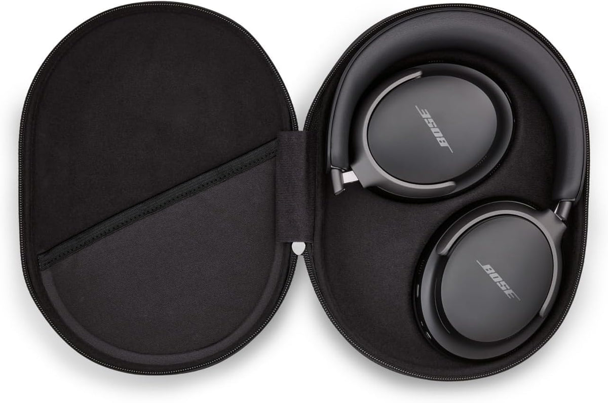 QuietComfort Ultra-Fantastic Bluetooth Headphones. wireless headphones. featuring spatial audio function. open ear-cup design with noise reduction and equipped with a microphone. with a maximum usage time of 24 hours. Moon Blue - Limited Edition colo