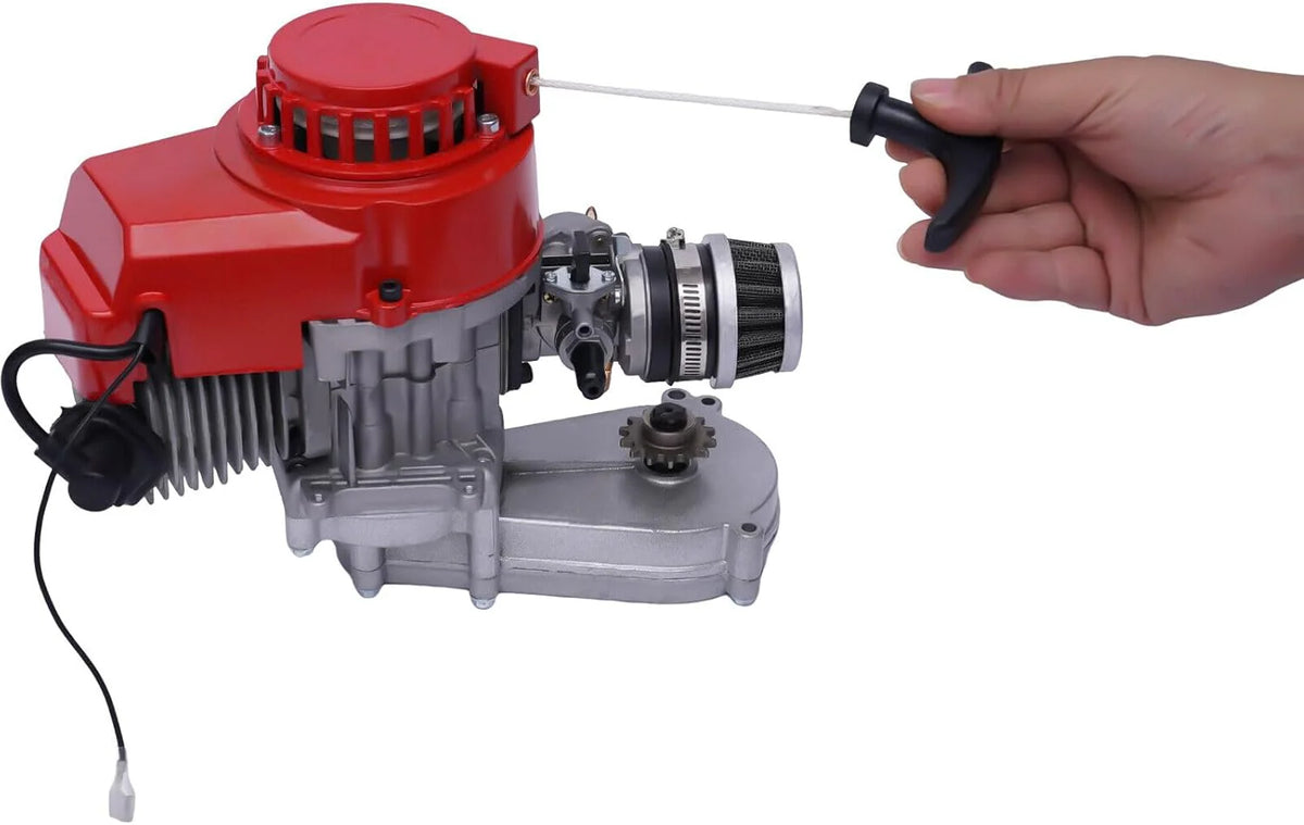150CC 4 Stroke Engine Motor. Gy6 Single Cylinder Complete Engine Kit for 110cc-150cc Atvs and Go Karts and 11 Long Box Engine Size Scooters High-Flow Oil Pump CVT Carburetor Top Mount