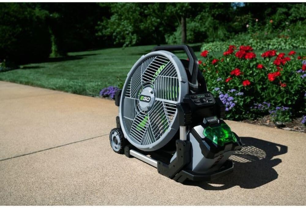 Portable spray fan. outdoor electric type. 18 inches. 5-speed fan. without battery and charger -