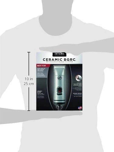 63965 Ceramic BGRC Hair Clipper with Detachable Blade. Silver