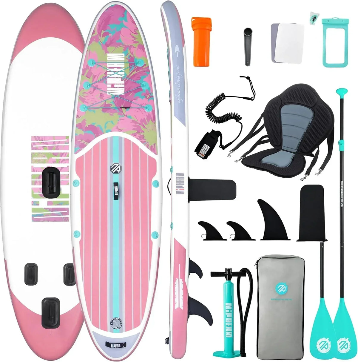 Niphean Tabla Paddle Surf Hinchable para Adultos con Todos los Accesorios. 320cm Paddle Surf Hinchable para Todos los Niveles. Sup Capacidad 200kg