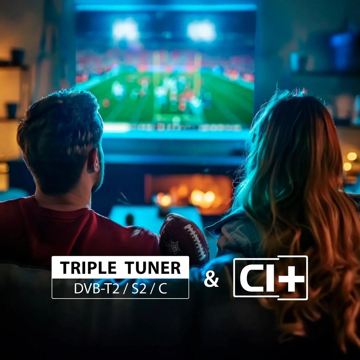 DYON ULTIMAX 40F-TI - 40 Zoll (100 cm) Full-HD Smart TV mit Tizen OS. Triple Tuner (DVB-C/-S2/-T2). Smart & Gaming Hub. Prime Video. Netflix. Disney+