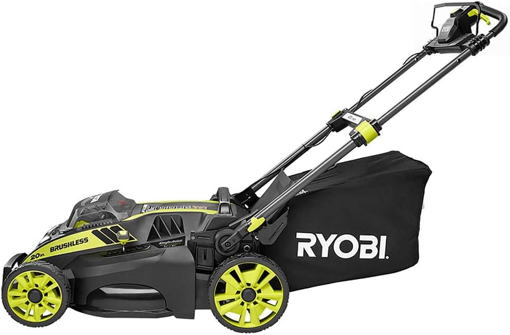 20 RY40190 40-Volt Brushless Lithium-Ion Cordless Battery Self Propelled Lawn Mower with 5.0 Ah Battery and Charger Included