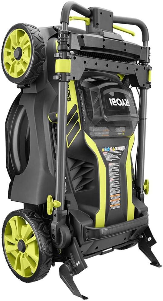 20 RY40190 40-Volt Brushless Lithium-Ion Cordless Battery Self Propelled Lawn Mower with 5.0 Ah Battery and Charger Included