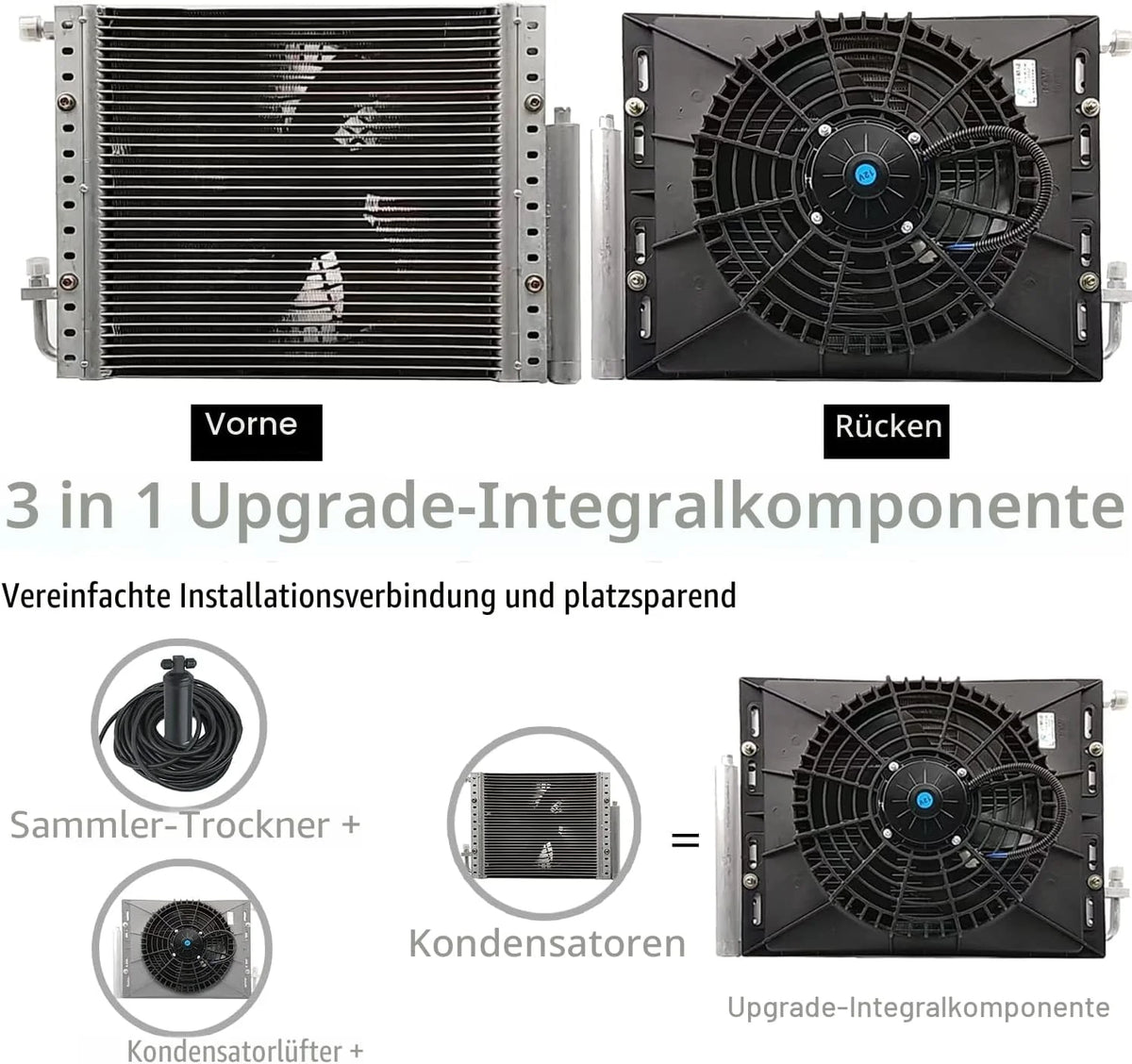 Elektrische Klimaanlage 12 V Unter-Armaturenbrett-Klimatisierungs-Kit 12 Volt Universal-Auto-Klimaanlage Geeignet für Van. Auto. Wohnmobil. LKW. Boot.