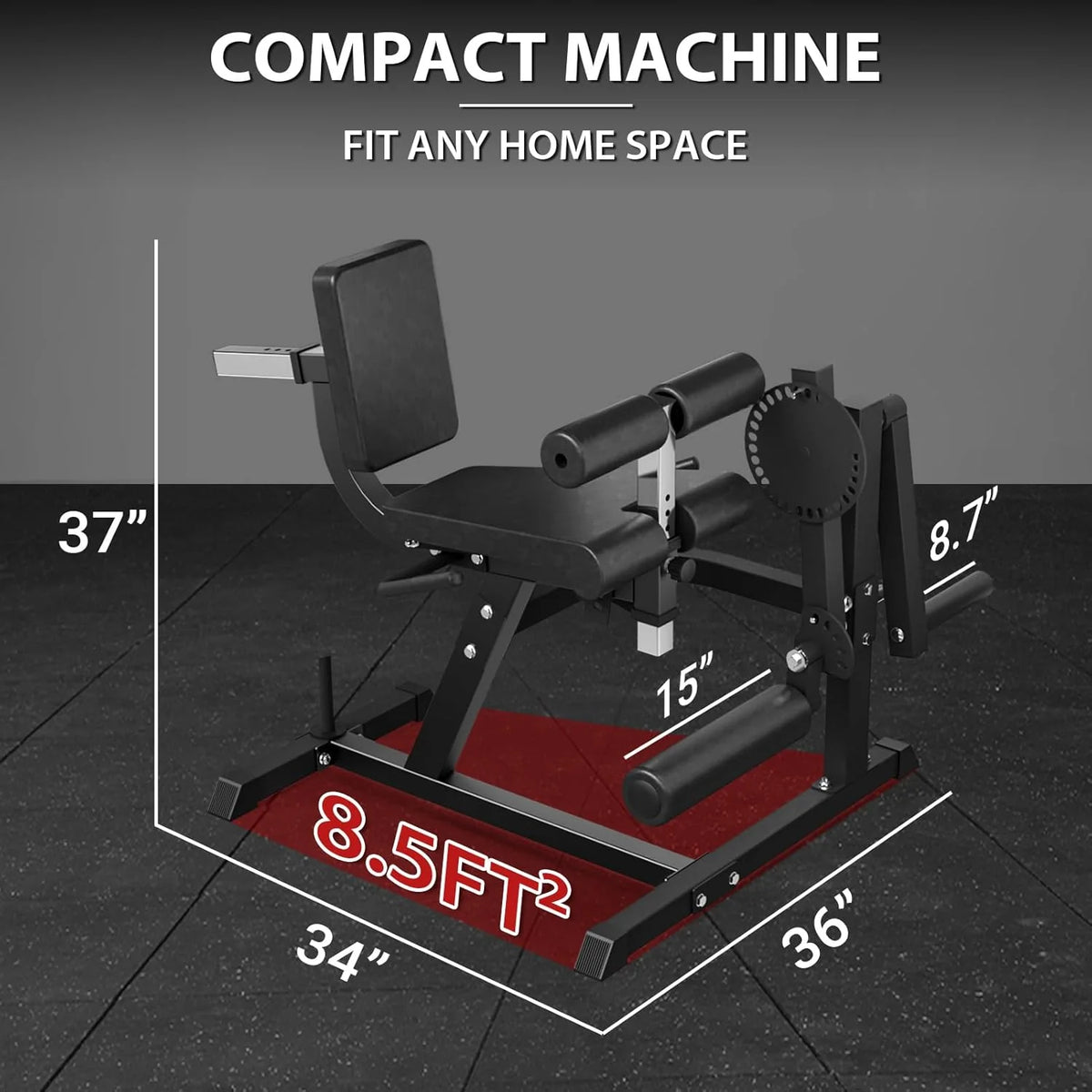 Leg Extension and Curl Machine. Lower Body Special Leg Machine. Adjustable Leg Exercise Bench with Plate Loaded. Leg Rotary Extension for Thigh. Home Gym Weight Machine