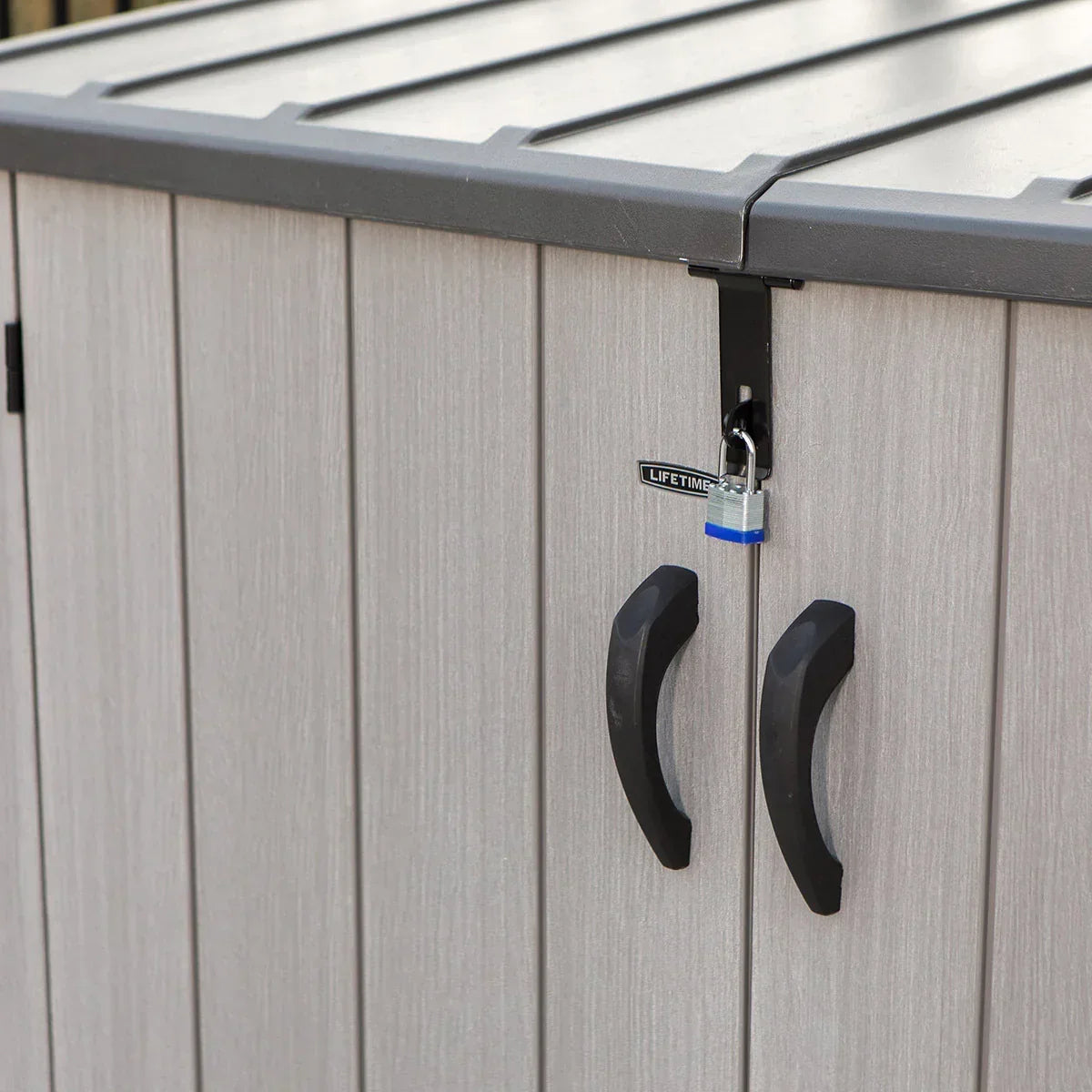 2026 Lifetime Caseta de almacenamiento horizontal 1.9 x 1.1 m – Capacidad 2.407 L