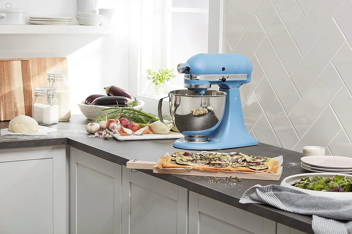 5-Quart Tilt-Head Stand Mixer. Electric Kitchen Mixer with Bowl. Multi-Speed Settings for Baking. Mixing and Food Preparation