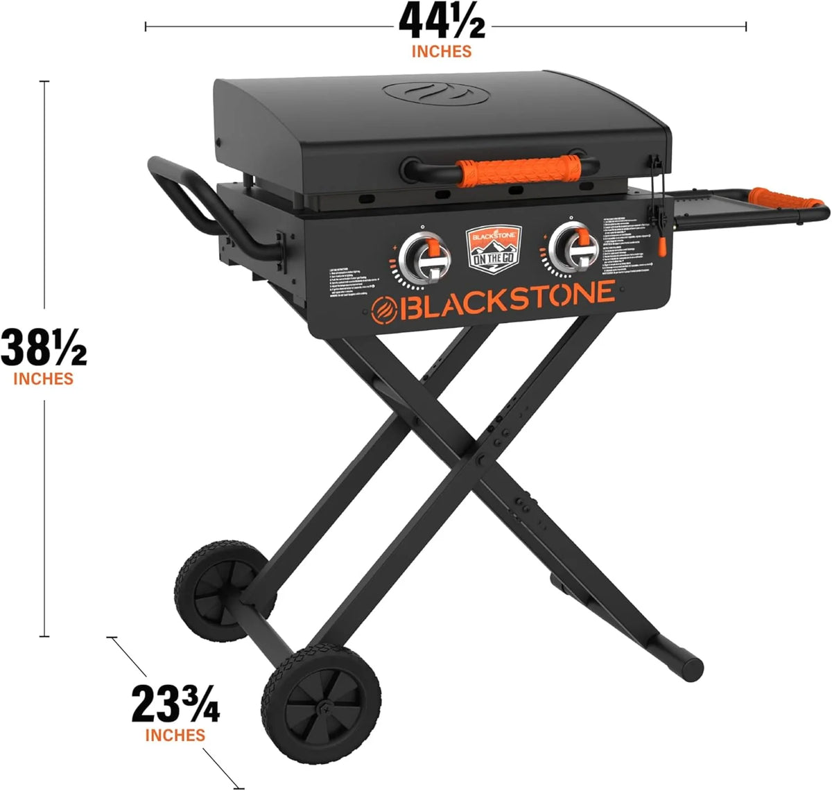 Blackstone 22 Inch Griddle - Portable Blackstone Omnivore Grill with Flexfold Legs. Includes Accessories. Seasoning. and Griddle Gloves