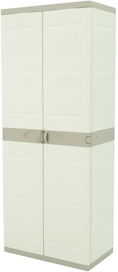 Plastiken Titanium Cabinets. Plastic. Beige. 70x44x176 cm