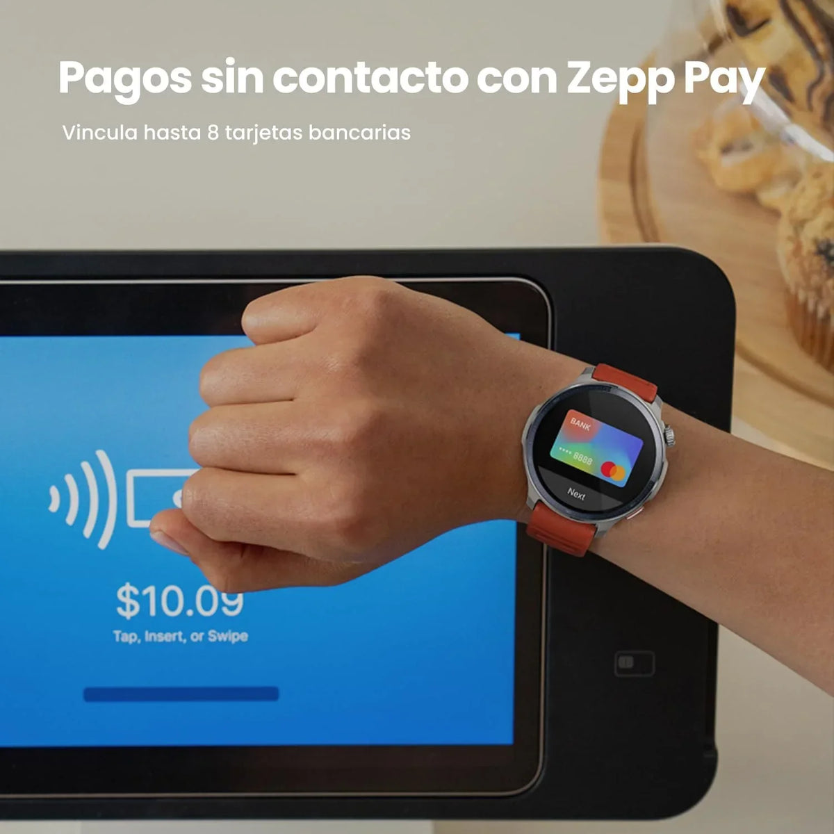 Amazfit Balance 2 Reloj Inteligente Hombre 47mm. Pantalla AMOLED 1.5 Cristal de Zafiro. smartwatch con NFC. GPS. batería de 21 días. 170+ Modos