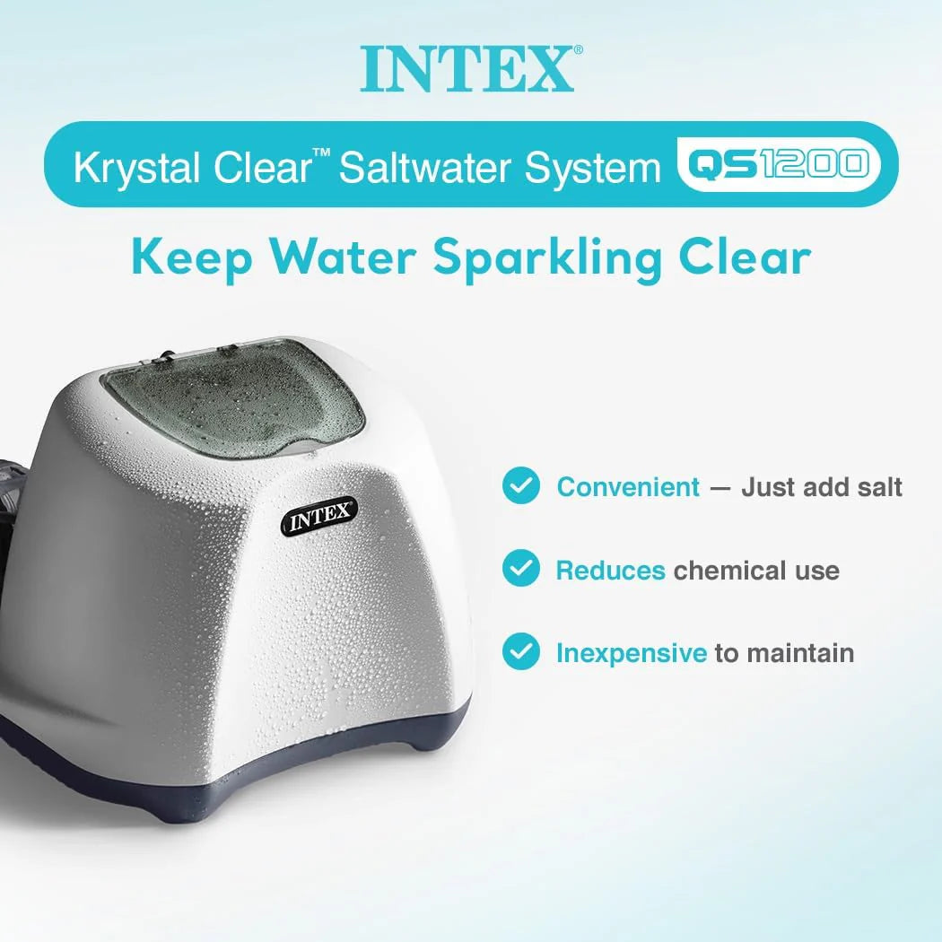 Krystal Clear Saltwater System for Above-Ground Pools up to 15.000 Gallons