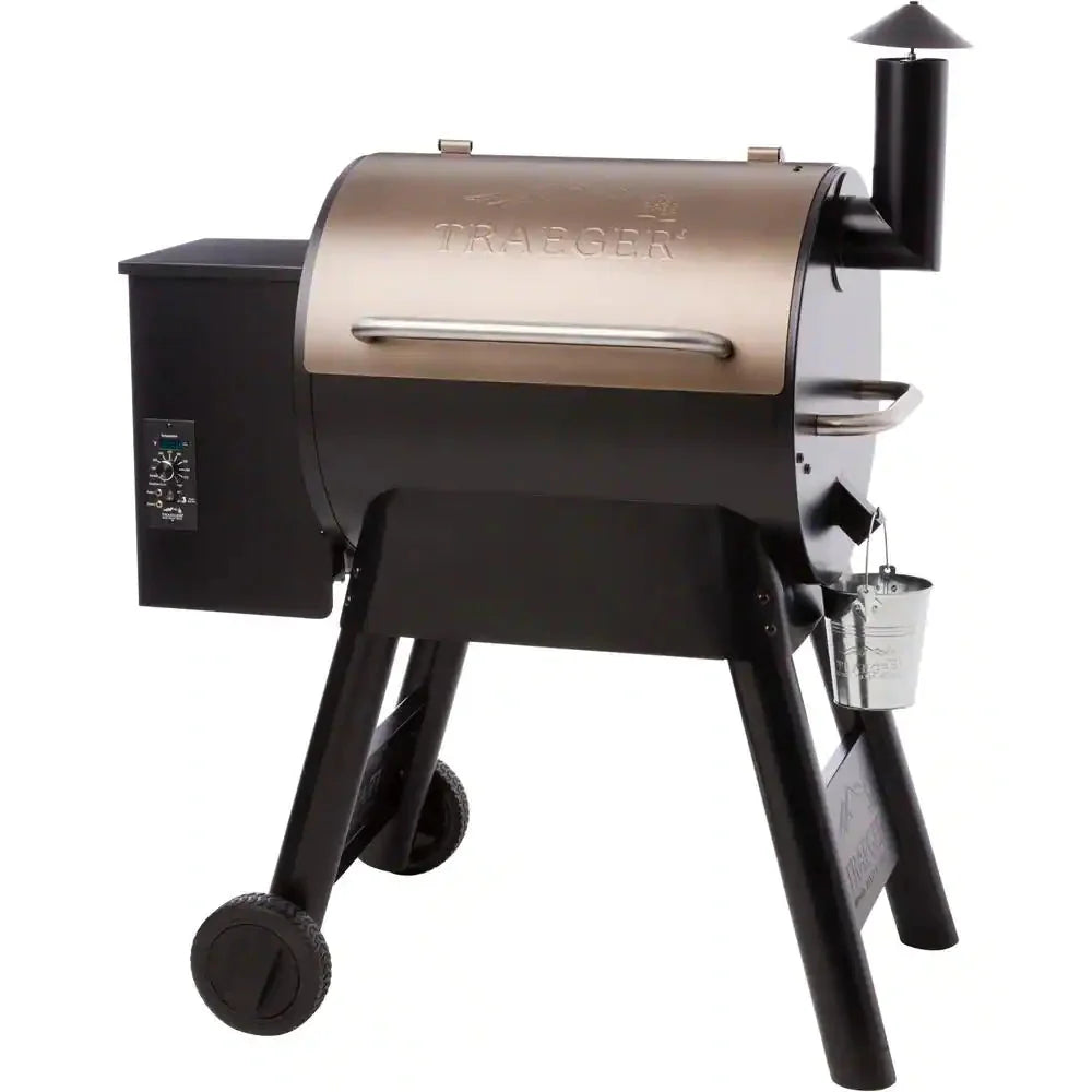 22-Inch Pellet Grill. Bronze