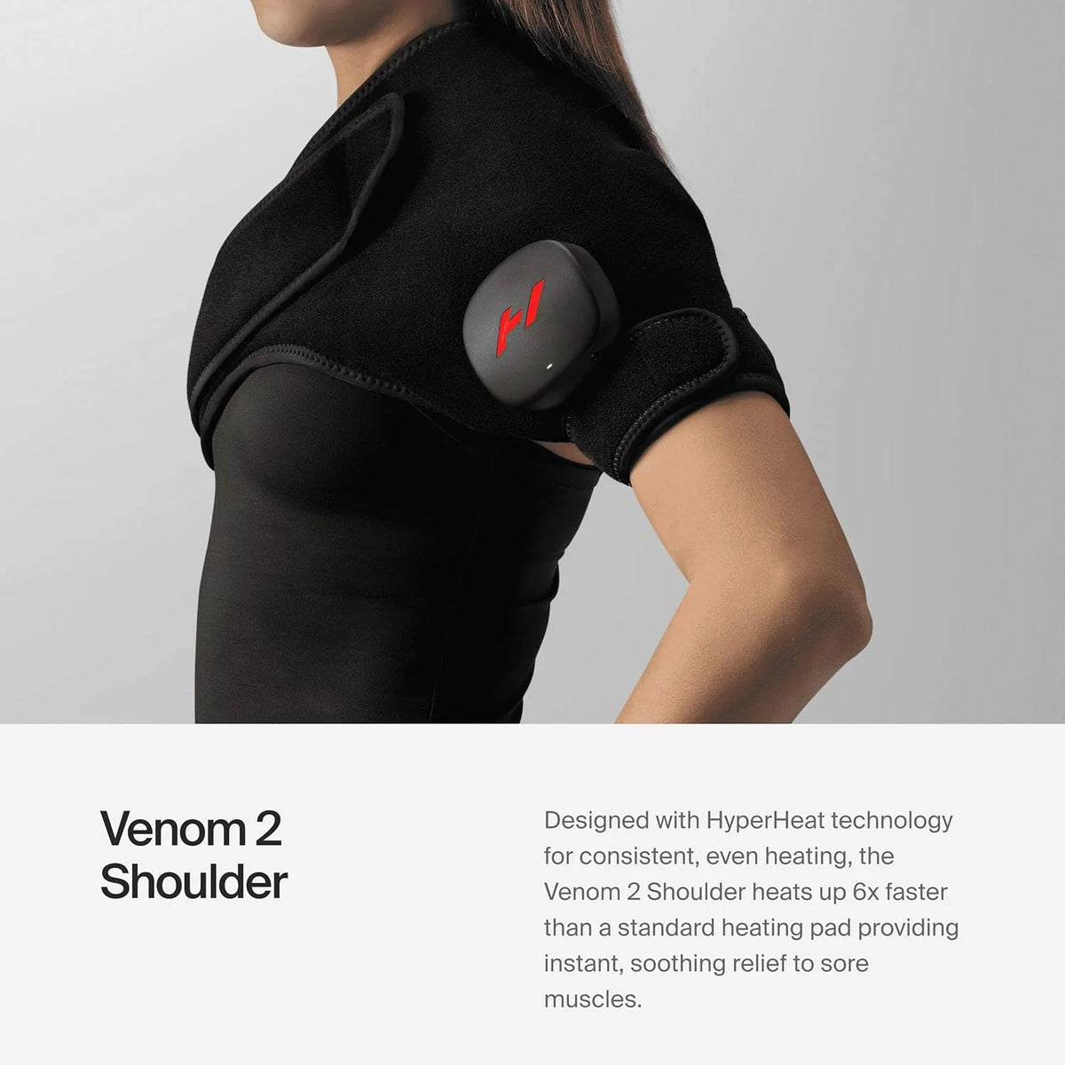 Venom 2 Back Support Pad - Offers advanced heat therapy and vibration functions. relieving pain. soreness and inflammation