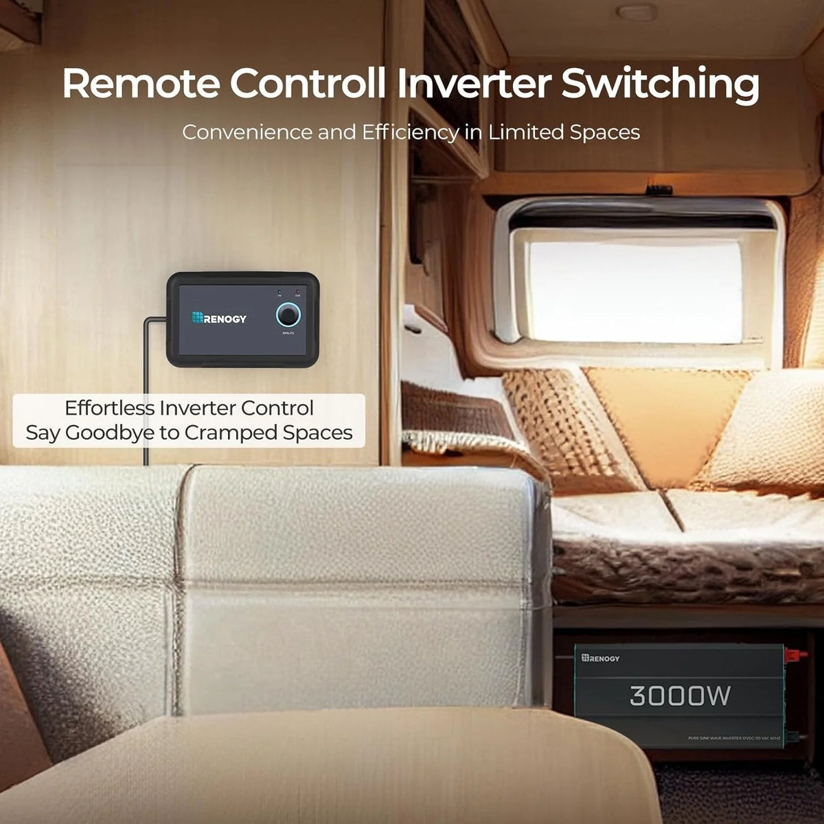 3000W Pure Sine Wave Inverter 12V DC to 120V AC Converter for Home. RV. Truck. Off-Grid Solar Power Inverter 12V to 110V with Built-in 5V/2.1A USB / Hardwire Port. Remote Controller