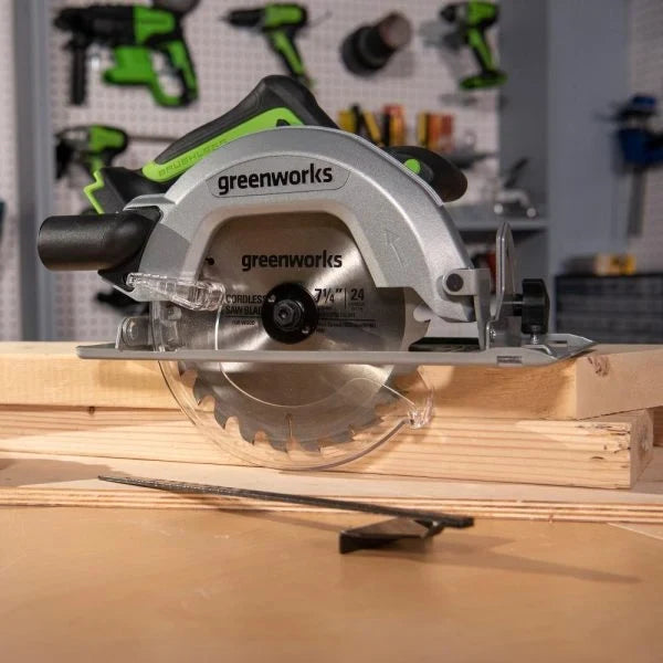 24V Brushless 7-1/4 Cordless Circular Saw – Variable Speed. Bare Tool