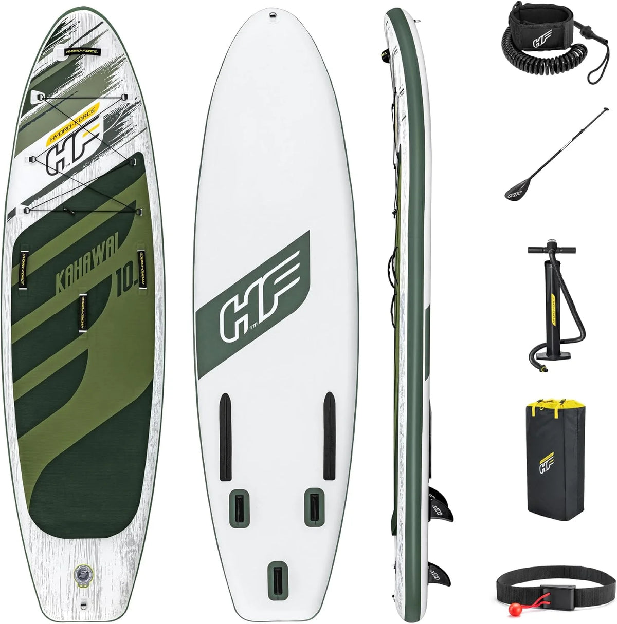 Hydro-Force SUP. aufblasbares Stand Up Paddle Board. komplettes Set. mehrere Stile. Größen. 2.4 m. 3.4 m. 3.8 m. 3.8 m. 3.8 m. 3.8 m