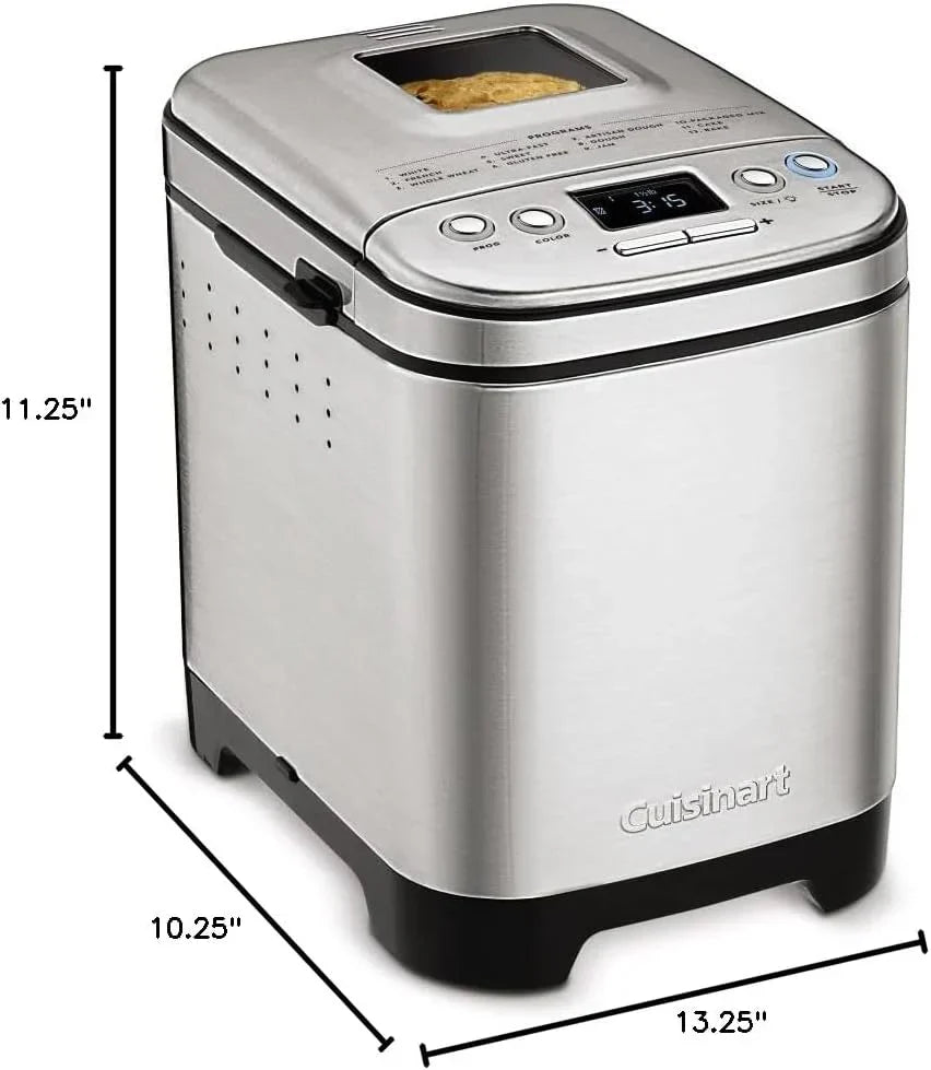 Cuisinart Bread Maker Machine. Compact and Automatic. Up to 2lb Loaves