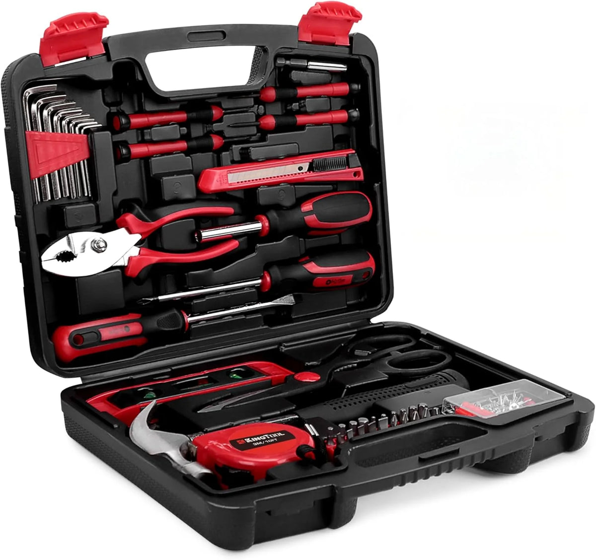 Home Tool Set Kit - 286 PCS Home Auto Repair Tool Kit with Rolling Tool Box. Mechanic Tool Sets with 21V Max Cordless Power drill. Perfect for Homeowner. Diyer. Handyman