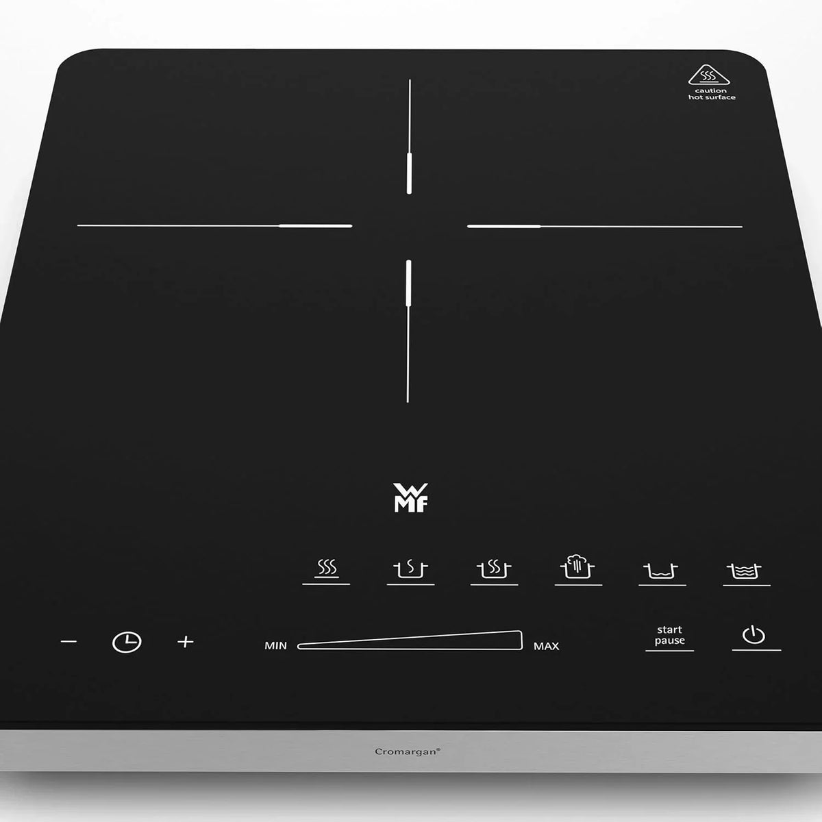 WMF Kult X Doppel- Induktionskochfeld 2 Platten. Kochplatte bis 28 cm. 2 Kochzonen. 8 Stufen. Topferkennung.Touch-Display. Glaskeramik. Timer-Funktion