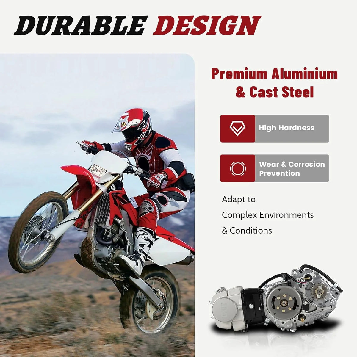 150CC 4 Stroke Engine Motor. Gy6 Single Cylinder Complete Engine Kit for 110cc-150cc Atvs and Go Karts and 11 Long Box Engine Size Scooters High-Flow Oil Pump CVT Carburetor Top Mount