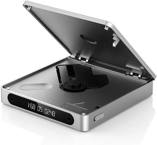 Multifunctional portable stereo CD player. equipped with long-lasting batteries. supports USB copying function. has optical/coaxial/3.5mm/4.4mm output interfaces (transparent (Bluetooth))