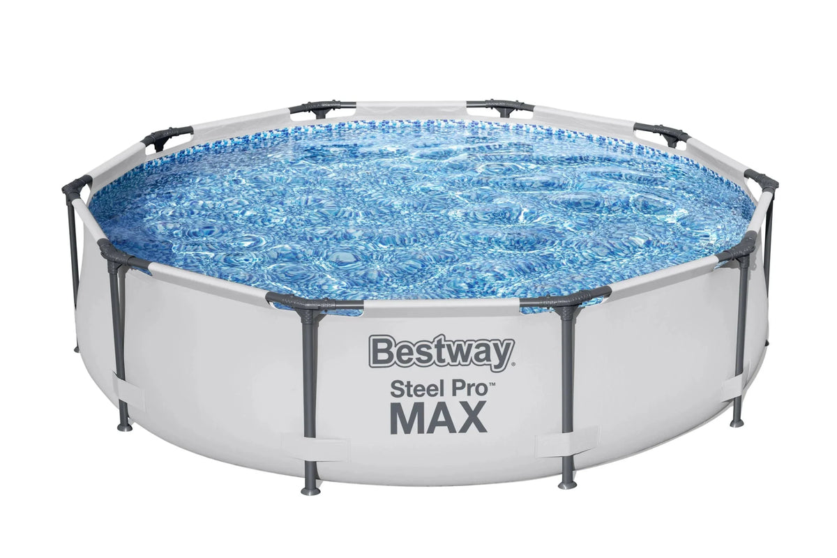 Piscinas portátiles elevadas redondas Bestway 56408 para niños y adultos (3.05 m x 76 cm)