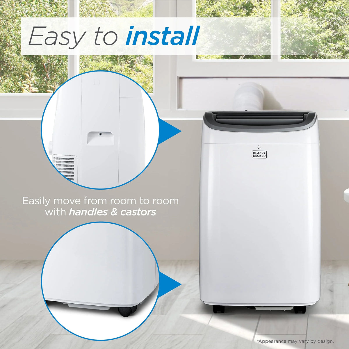 8.000 BTU Portable Air Conditioner up to 350 Sq.Ft