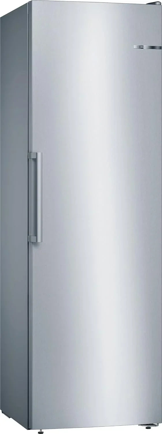 Bosch - Congelador Vertical NoFrost. Serie 4. alto 186 x ancho 60 cm. 242 L. Cajones BigBox para alimentos grandes. Sistema Multiairflow. Acero.