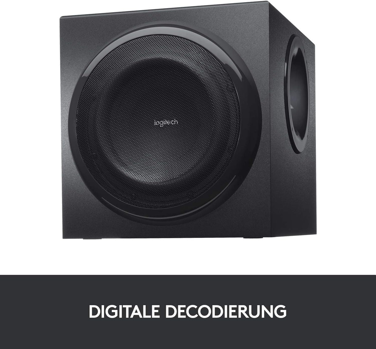 Logitech Z906 5.1 Sound System. Lautsprecher mit 1000 Watt Surround Sound. THX. Mehrere Audio-Eingänge. Fernbedienung. EU Stecker. PC/PS4/Xbox/Stereo-